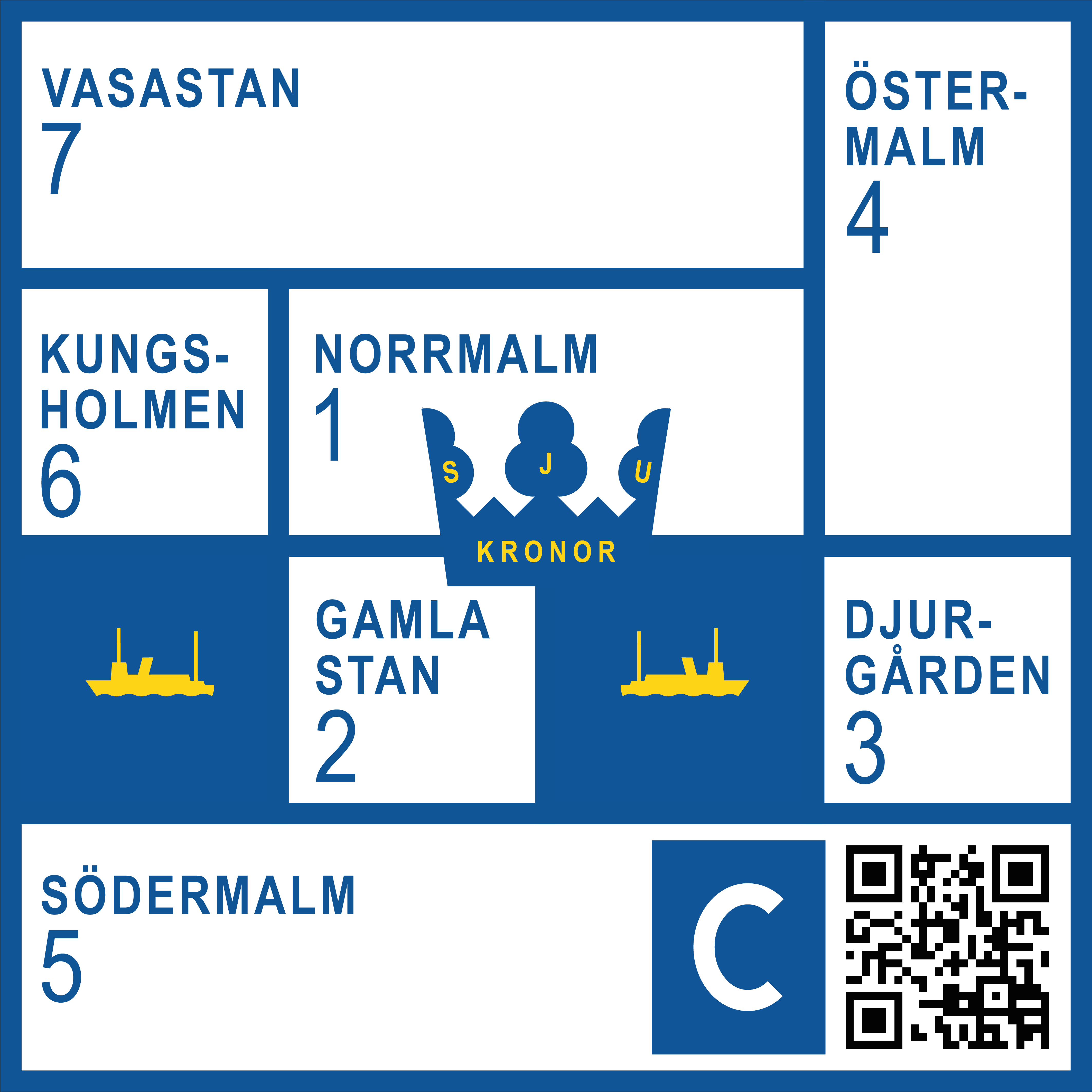 STHLM C - Sju Kronor / 7 Centrala Stadsdelar