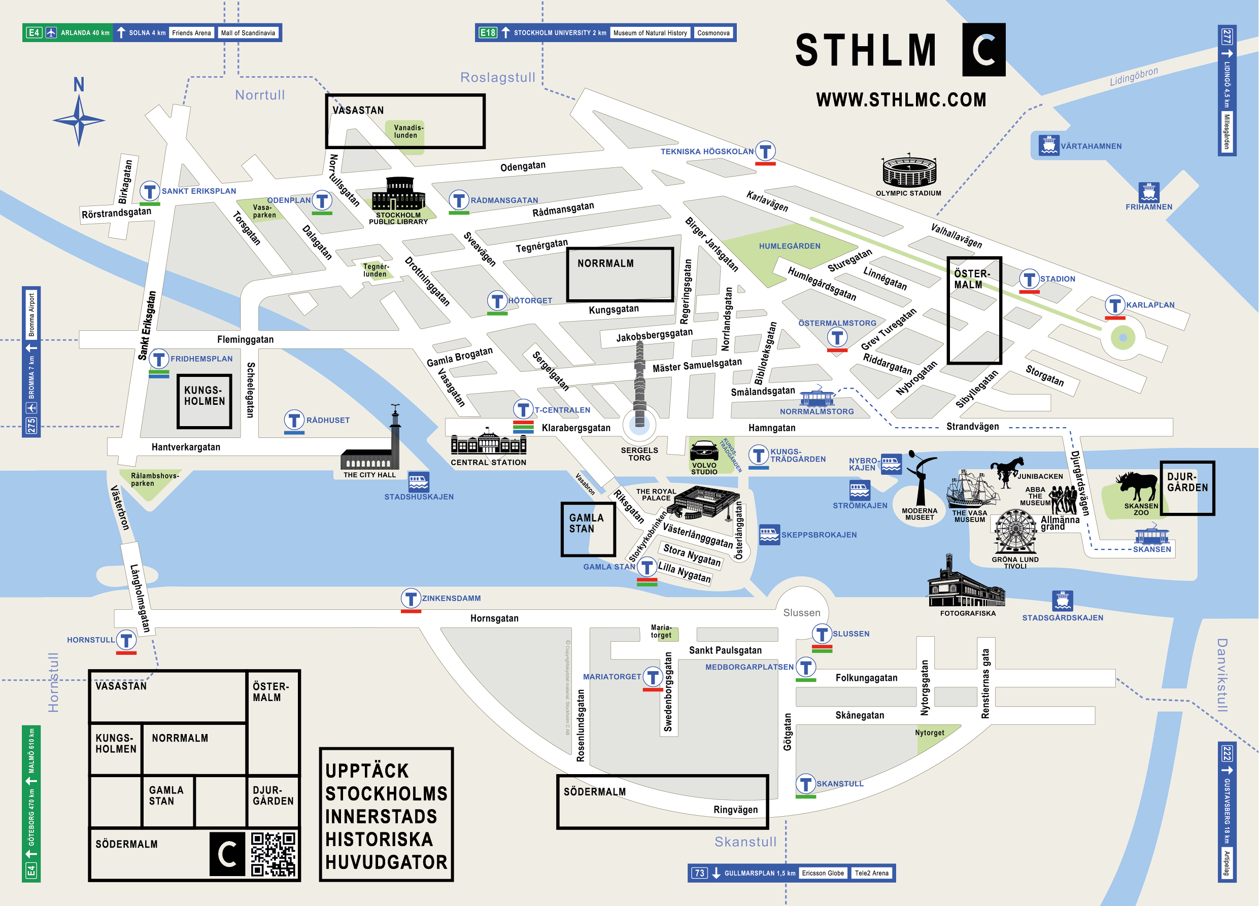 Karta Stockholm Central